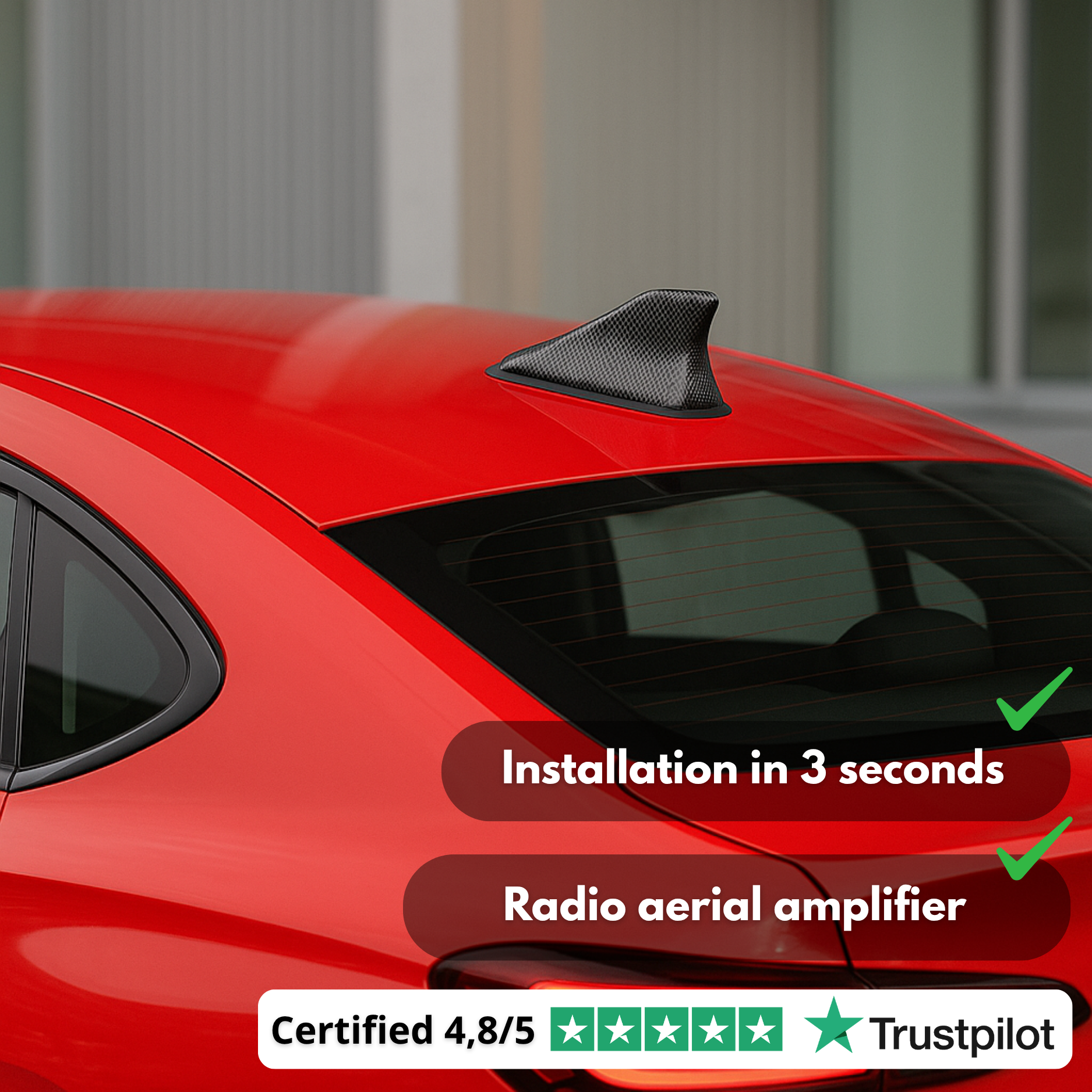 Shark Car Antenna – Enhanced Radio Reception & Premium Design