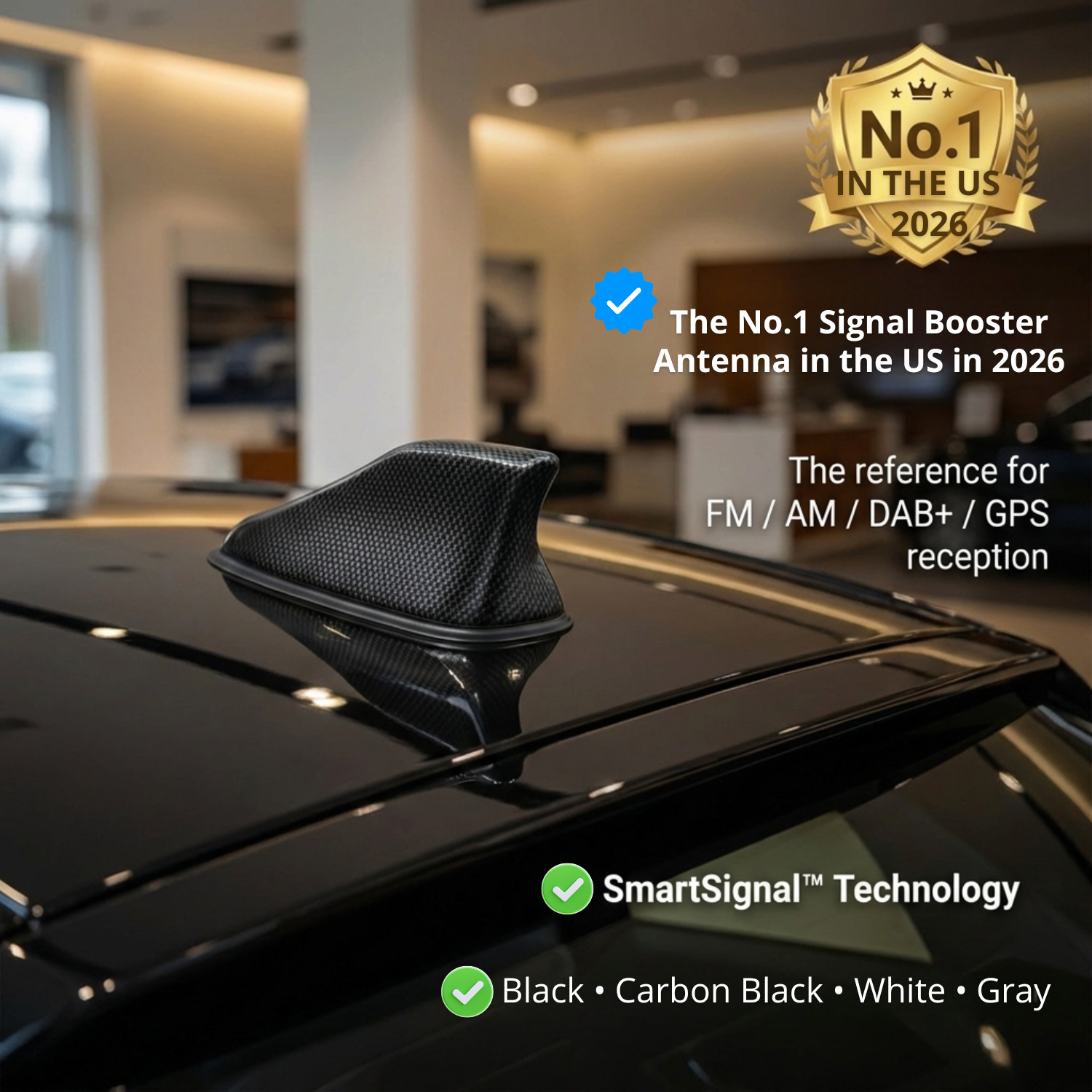 Shark Car Antenna – Enhanced Radio Reception & Premium Design