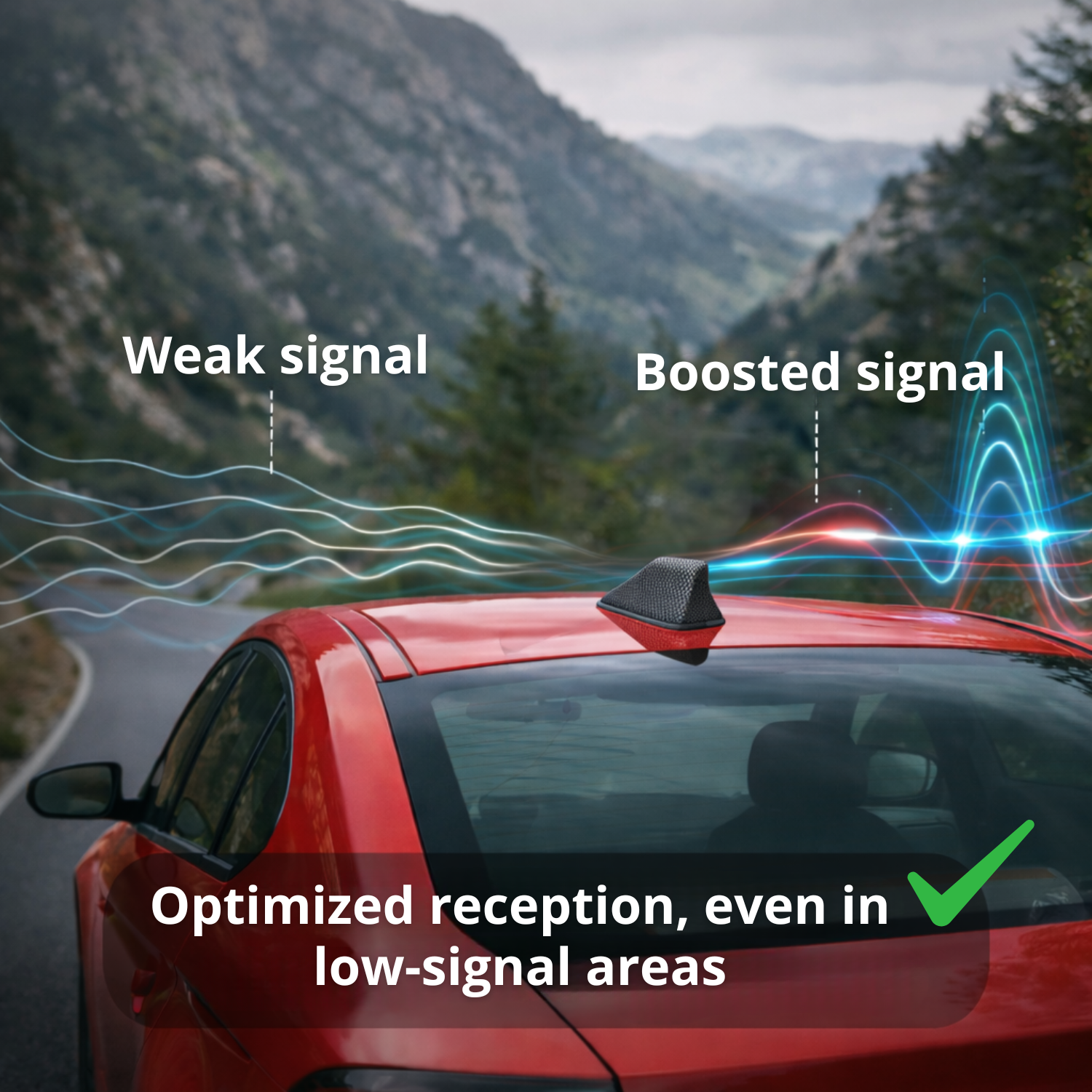 Shark Car Antenna – Enhanced Radio Reception & Premium Design