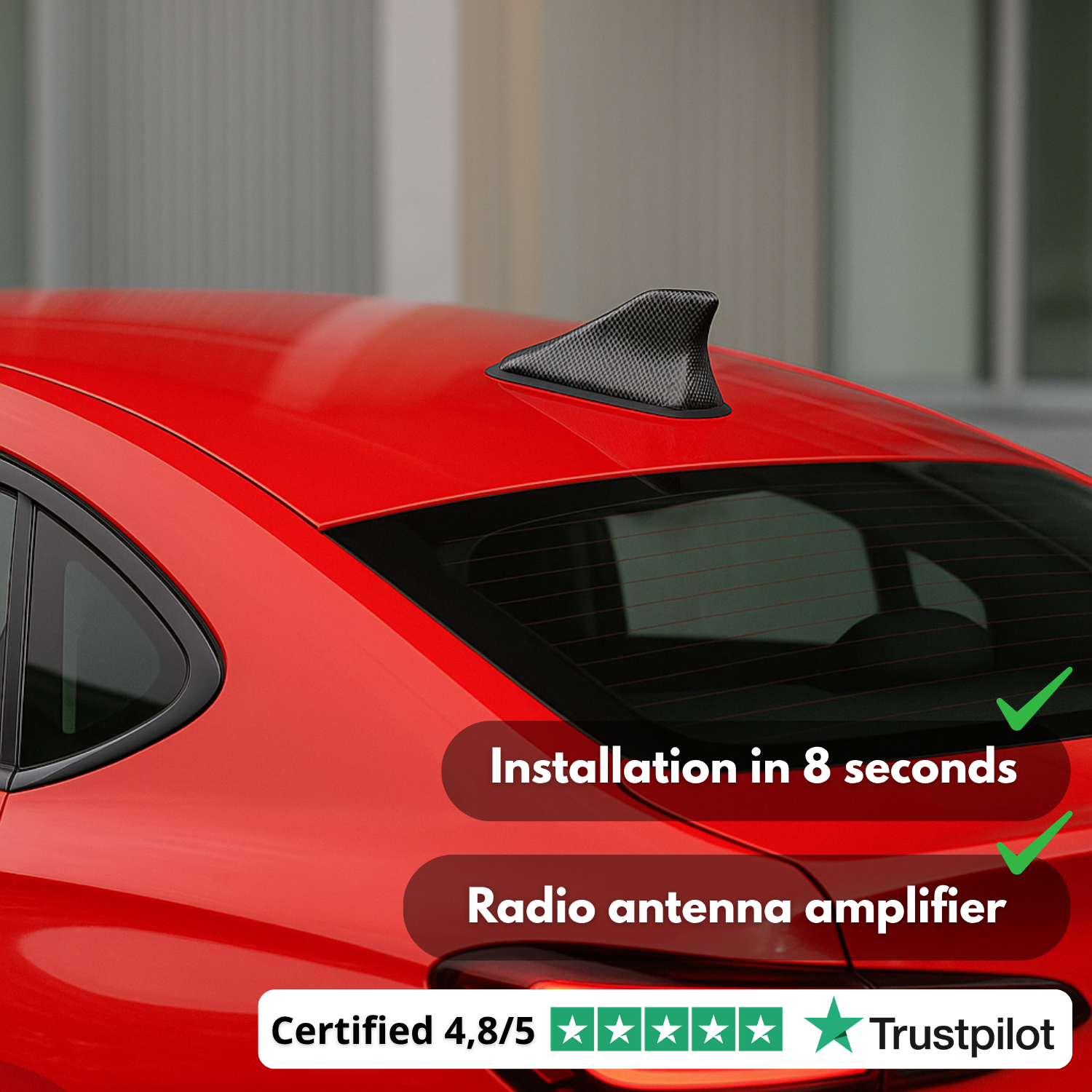 Shark Car Antenna – Enhanced Radio Reception & Premium Design